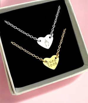 Mini Heart Link Necklace