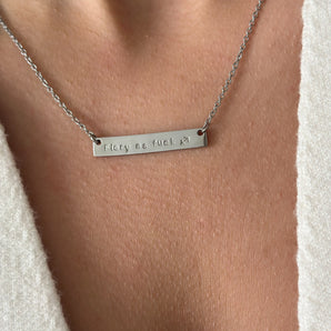 Custom Bar Necklace - Make it your own