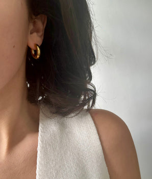 Gold  Chunky Hoops