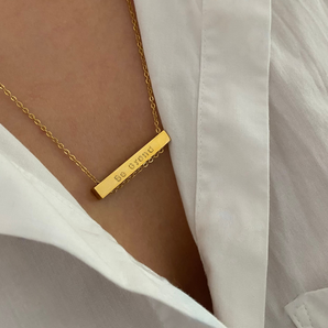 ⭐️ NEW ⭐️ Sure Look, Be Grand - Bar Necklace