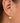 Custom Gold Heart Hoops