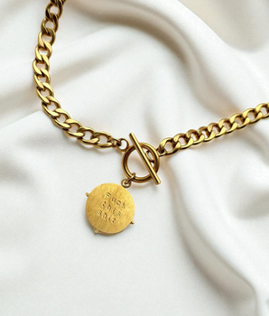 Chunky Toggle Sun Necklace