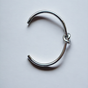 Silver Knot Bangle