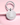 A silver keyring with the inscription 'JESUS TAKE THE WHEEL' stamped on a circular tag, attached to a pink ribbon.