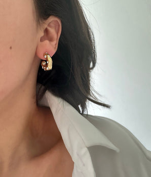 Stella Gold Hoop Earrings