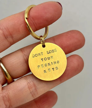 Don't Lose Your Fucking Keys - Personalised Keyring